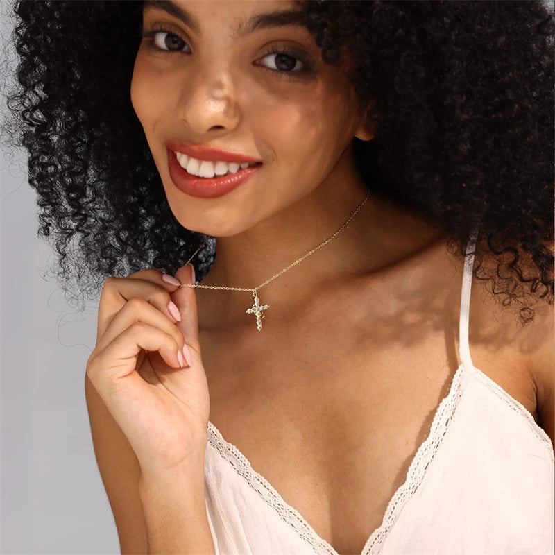 Cross & Crown Necklace